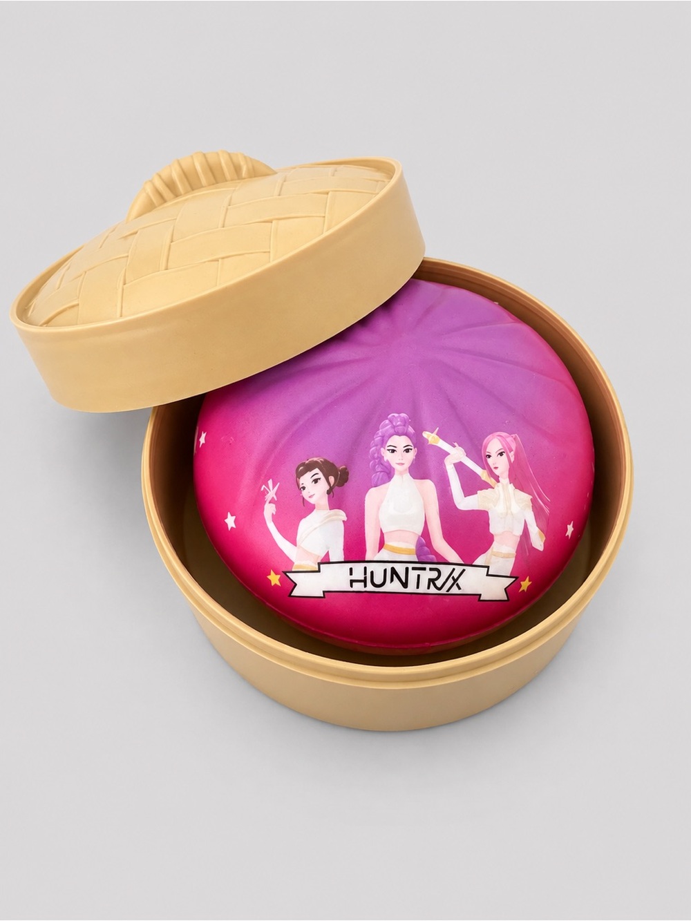 KPOP Demon Hunters HUNTR/X Pink Slow Rise Foam Dumpling Squishy – Not Mystery